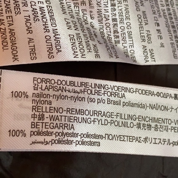 NWT. Zara Black Water Repellent Padded Jacket. Size S. - Picture 9 of 13